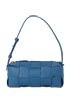 Small Brick Cassette, £850, Handbags, Blue, Leather, Back view